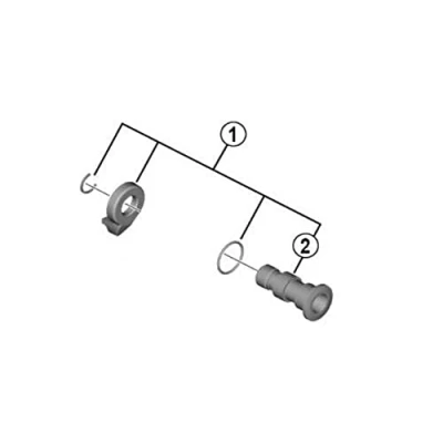 Abbildung von SHIMANO Schaltmanschette RD M9100 XTR 12 V Ersatz Fahrrad Unisex Erwachsene (Mehrfarbig), Einheitsgröße