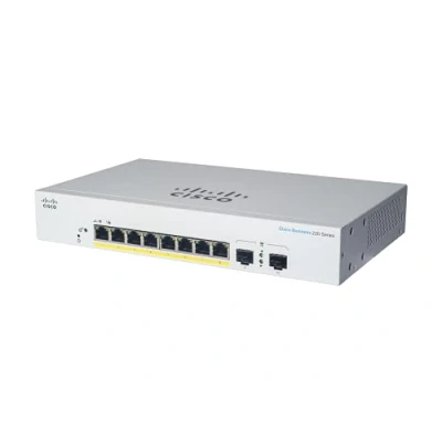 Abbildung von Cisco Business CBS220 8T E 2G Smart Switch 8 GE Ports 2x1G Small Form Factor Pluggable (SFP) 3 Jahre eingeschränkte Hardwaregarantie (CBS220 EU)