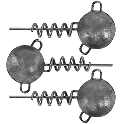 Abbildung von Fox Rage Corkscrew Round Jig Heads 20g x 3pc Jigkopf