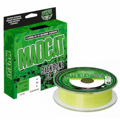 Abbildung von Madcat Backbone Geflechtsschnur Chartreuse 0.55mm/72.7kg (300m) Geflochtene Schnur