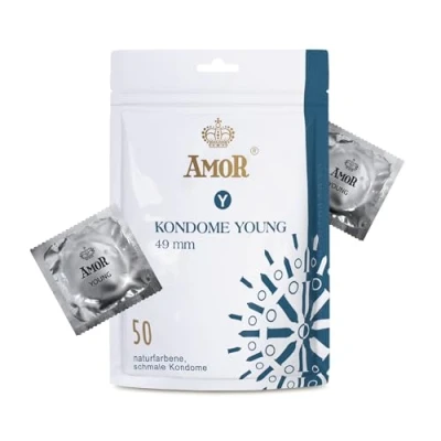 Abbildung von Amor «Young» 50 Jugendkondome für den schlanken Penis, Ma (50 Kondome) St