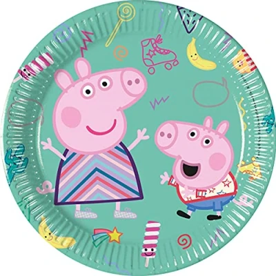 Abbildung von Peppa Pig 20cm Teller 8 Stücke