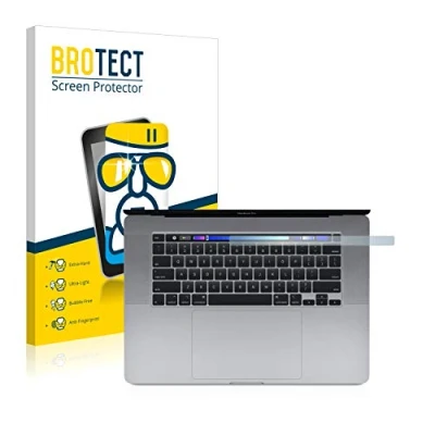 Abbildung von BROTECT Schutzglas für Apple MacBook Pro 16&quot; 2019 (NUR Touch Bar) Schutzfolie Panzer Folie Glas [Extrem Kratzfest 9H, Anti Fingerprint,
