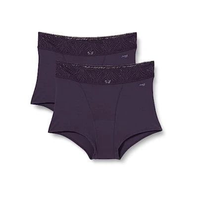Abbildung von sloggi Damen Period Short Medium 2P pants, Blueberry, L