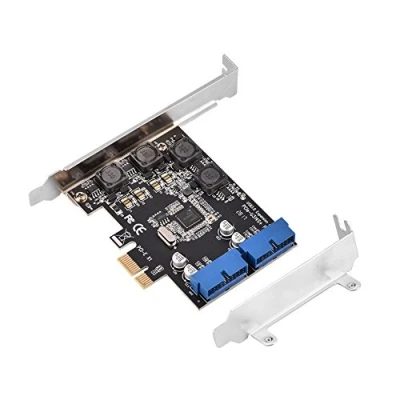 Abbildung von PCI E Express USB 3.0 Erweiterungskarte zu internem 2 Port 19 Pin Header Schneller 5 Gbit/s Kartenadapter mit niedrigem Profil für winXP/7/8/8.1/10