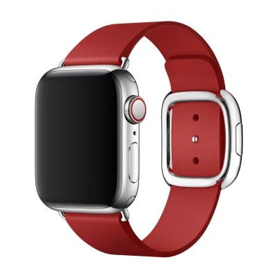 Abbildung von Apple Modern Buckle Watch large 38mm / 40mm 41mm Ruby MTQV2ZM/A