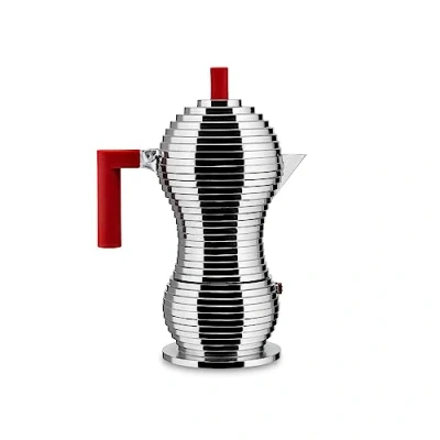 Abbildung von Alessi Percolator Pulcina MDL02/6 R Rot 6 Tassen von Michele De Lucchi