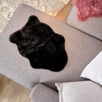 Abbildung von Teppich Elda, ASTRA, rechteckig, Höhe: 13 mm, Dekofell im 2 er Set, kuschelweich, Wohnzimmer, Kinderzimmer