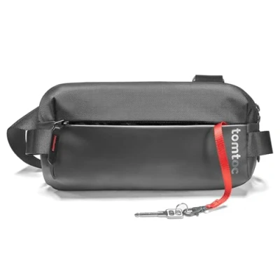 Abbildung von tomtoc Kompakt Sling Bag, Klein Schultertasche Umhängetasche Crossbody Bag für Herren Damen, 3 Liter Brusttasche Bauchtasche Reise Travel Freizeit, Orange