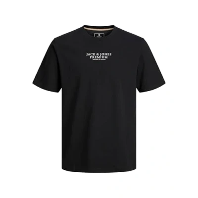 Abbildung von JACK &amp; JONES Male T Shirt Logo Rundhals Shirt,Schwarz,S