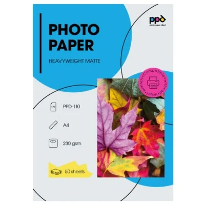 Abbildung von PPD 50 x A4 Inkjet Premium Fotopapier 230g Matt Einseitig für alle Tintenstrahldrucker 110