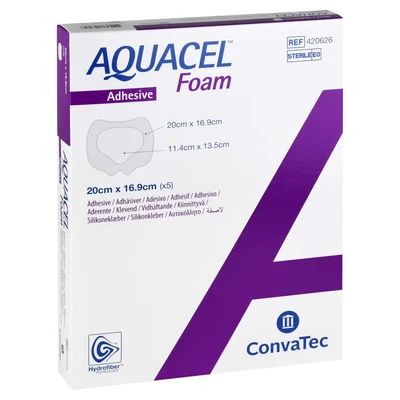 Abbildung von Aquacel Foam Adhäsiv Sakral 16,9x20 cm V 5 St