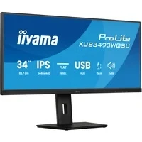 Abbildung von iiyama Prolite XUB3493WQSU B6 34&#039; Ultra Wide Monitor mit IPS Panel Technologie, Pip, PBP und einem höhenverstellbaren Standfuß