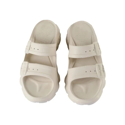 Abbildung von Buffalo Badesandale, Damen, Größe: 39, Cream Schuhe