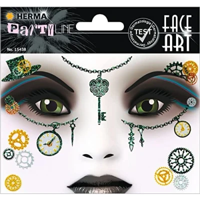 Abbildung von Herma Sticker Face Art Steampunk Amelia