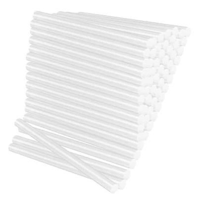 Abbildung von 100 Stück Heißklebesticks 7 x mm, Heißklebepistole Sticks Transparente Schnelltrocknend, Klebestifte Kompatibel mit Meisten Klebepistolen, Heißklebestift zum DIY und Reparieren, Klebesticks