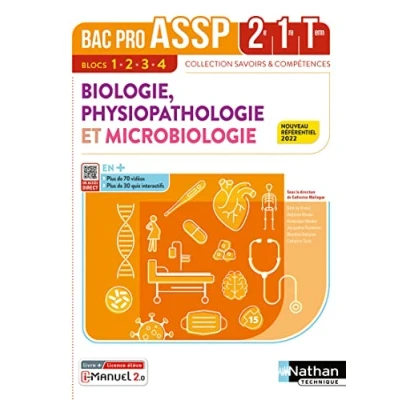 Abbildung von Biologie, Physiopathologie et Microbiologie 2e 1re Term Livre + Licence élève 2022