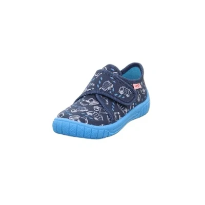 Abbildung von Superfit BILL Hausschuh darkblue/lightgreen für Kinder, Größe: 32, Dark blue/light green Schuhe