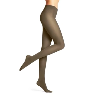 Abbildung von Falke PURE 50 Denier Semiopaque Strumpfhose, Damen, Größe: M/L, Shitake