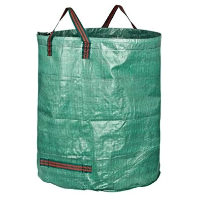 Abbildung von GardenMate 6X 300L Gartensack Professional mit doppeltem Boden Laubsack Gartenabfallsack stabil Gartensäcke Laubsäcke, Grünschnittsäcke faltbar, groß, robust aus Polypropylen Gewebe 150GSM