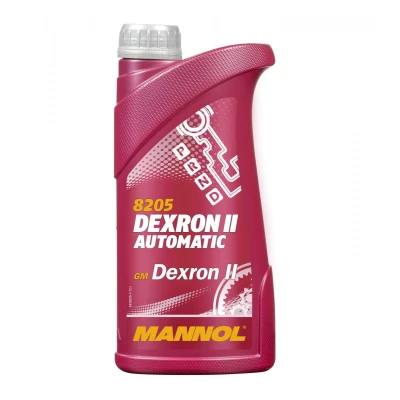 Abbildung von MANNOL DEXRON II Automatic MN8205 1 Automatikgetriebeöl ATF Rot MERCEDES BENZ: 190, E Klasse Limousine, T modell, OPEL: Ascona C CC