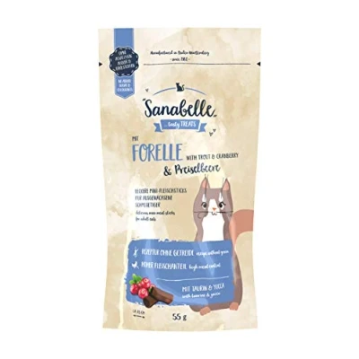 Abbildung von Bosch Tiernahrung SANABELLE 55g Snack PSTRĄG&amp;BORÓWKA