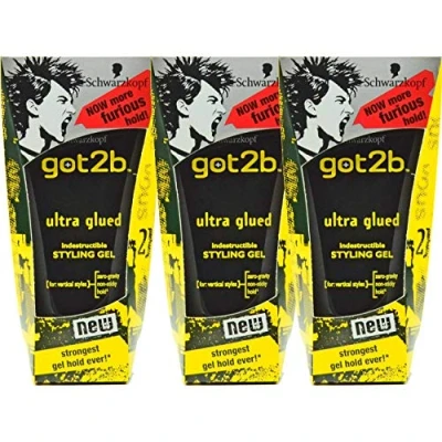 Abbildung von 3x got2b Super Kleber ultra glued indestructible STYLING GEL 450ml