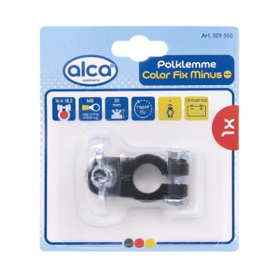 Abbildung von ALCA Color Fix Minus 509350 Batteriepolklemme 6, 12 M8 Blei schwarz