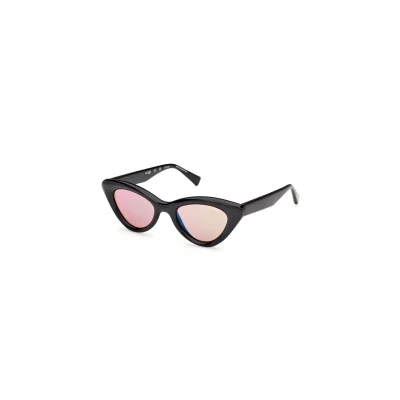 Abbildung von Guess Sonnenbrille, Damen, Größe: 50, Glossy black burgundy
