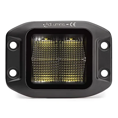 Abbildung von AdLuminis Blackline LED Arbeitsscheinwerfer Einbau 45 Watt 2900 Lumen, Flood, Zusatzscheinwerfer, Arbeitsscheinwerfer, Einbauscheinwerfer