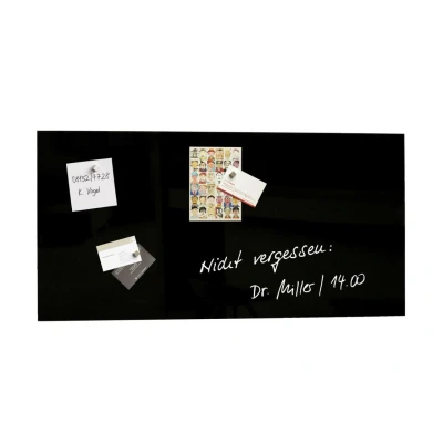 Abbildung von SIGEL Glas Magnettafel artverum® 91,0 x 46,0 cm schwarz