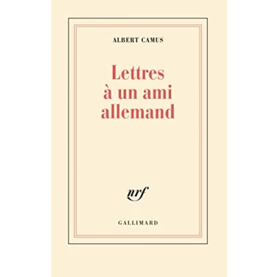 Abbildung von Lettres à un ami allemand