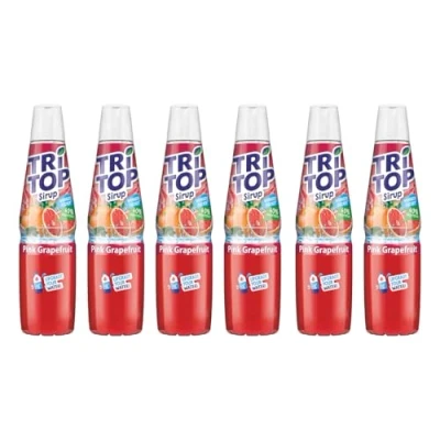 Abbildung von TRi TOP Getränkesirup Pink Grapefruit 6 x 600ml Sirup für Wassersprudler 1 Flasche ergibt ca. 5 Liter Erfrischungsgetränk