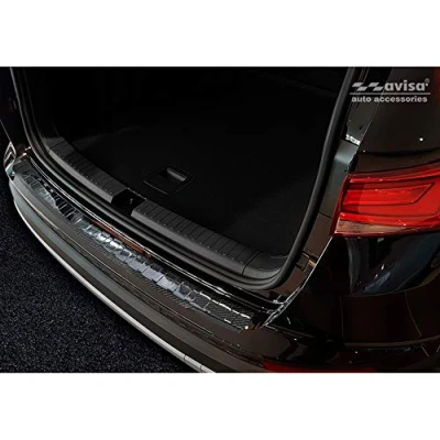 Abbildung von Echtes 3D Karbon Heckstoßstangenschutz kompatibel mit Seat Ateca 2016 2020 &amp; FL