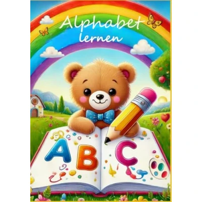 Abbildung von Mein kunterbuntes Alphabet: Ausmalbilder und Buchstaben Nachspuren für Kinder Spielerisch das ABC lernen