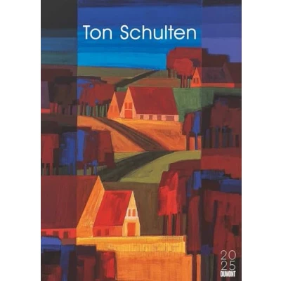 Abbildung von DUMONT Ton Schulten 2025 Wandkalender, 50x70cm, Posterkalender mit leuchtenden Landschaftsmosaiken von Schulten, Kalender zwölf ausgewählten Malereien