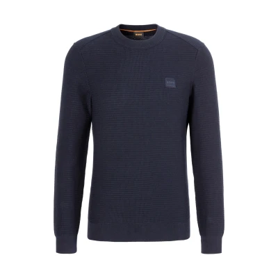 Abbildung von BOSS Anion Strickpullover, Herren, Größe: 3XL, Dark blue