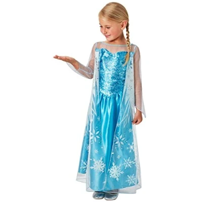 Abbildung von Metamorph Kostüm Die Eiskönigin Elsa Basic, Einfaches Kostümkleid zum ersten &#039;Frozen&#039; Film