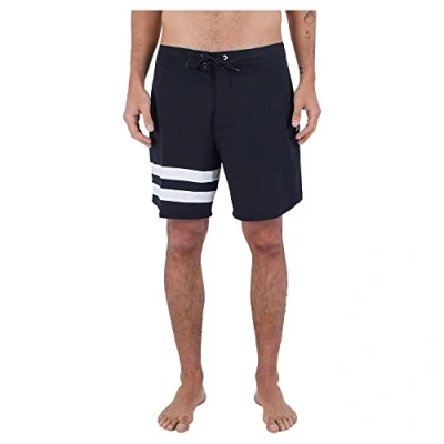 Abbildung von Hurley Herren Phantom eco Block Party 18&#039; Badeshorts f r Herren, Schwarz, 28 EU