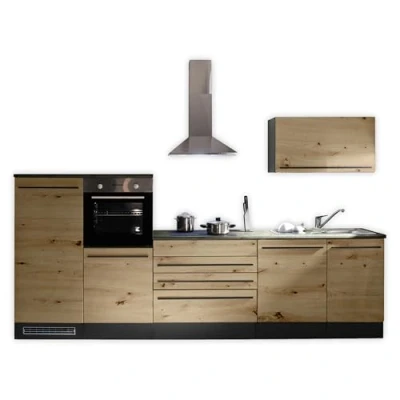 Abbildung von BASIC by Balculina Küchenzeile &quot;Jazz&quot;, Breite 320 cm, wahlweise mit E Geräten