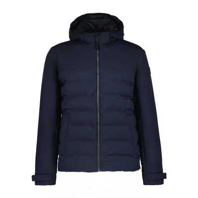 Abbildung von Icepeak Softshelljacke H STRICKFLEECEJACKE AGAR mit Logopatch am Oberarm