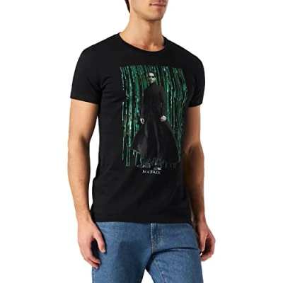 Abbildung von cotton division Herren Mematrxts005 T Shirt, schwarz, S