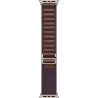 Abbildung von Apple Watch Armband Original Stoff Lila Geeignet für Series 1 9 / SE Ultra (2)