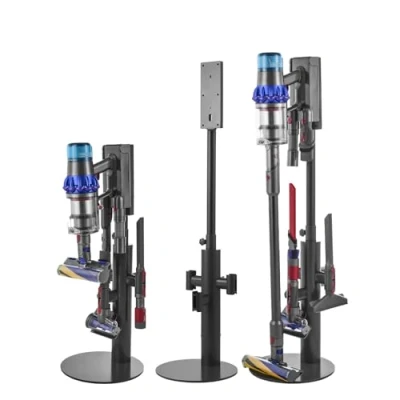 Abbildung von VEVOR 130cm Staubsaugerständer Dyson Multi Modelle Aufbewahrungshalter 3 Clips