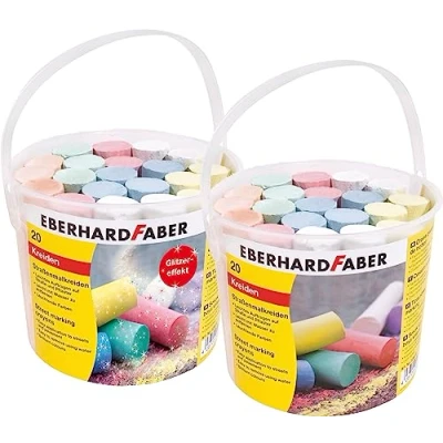 Abbildung von Faber Castell Malkreide 526512 Straßenmalkreide 20er Eimer