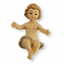 Abbildung von Krippenfiguren Jesuskind lose 5cm geeignet für 15cm Figuren, handbemalen