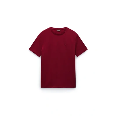 Abbildung von Napapijri Salis Tshirt basic, Herren, Größe: Small, Tibetan red