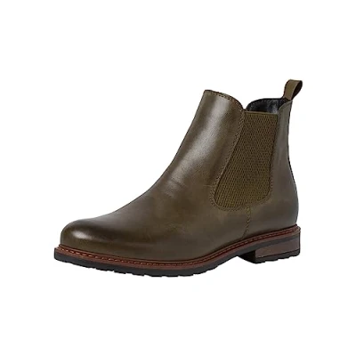 Abbildung von Tamaris Ankle Boot, Damen, Größe: 36, Olive leather Schuhe