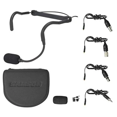 Abbildung von Samson QEx Fitness Headset Mic Pack, Schwarz