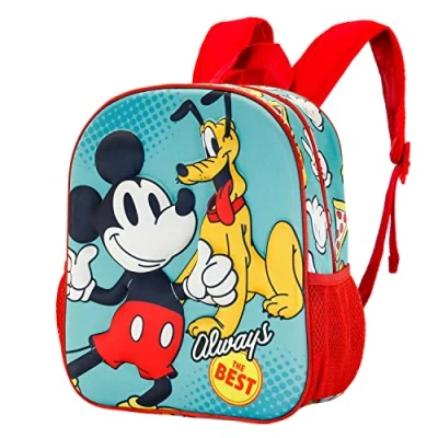 Abbildung von Disney Micky Maus Best Kleiner 3D Rucksack, Grün, 26 x 31 cm, Kapazität 8,5 L